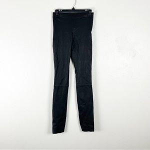 STOULS 2013 Paris Black Lambskin Leather Leggings, Size XS